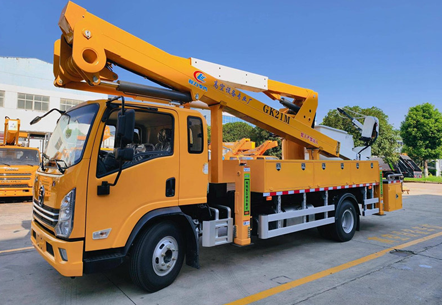 陕汽绝缘高空作业车 CLW5100JGKCDT型电力高空车
