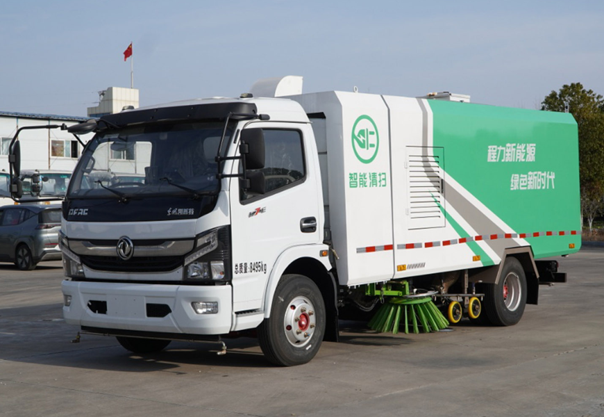 东风凯普特新能源8.5吨纯电动洗扫车